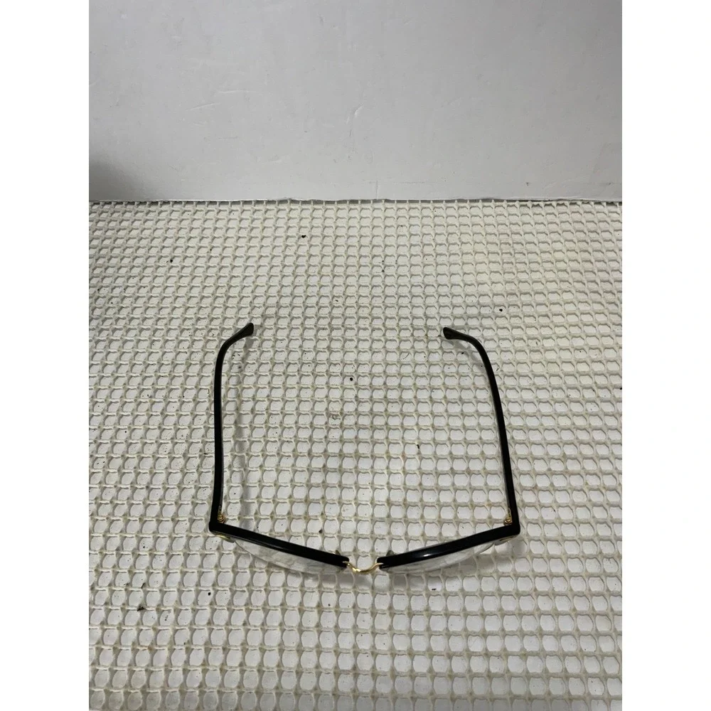Rayban Clubmaster RB 3016 Glasses Black Gold Round Frames Only Slightly Bent‎